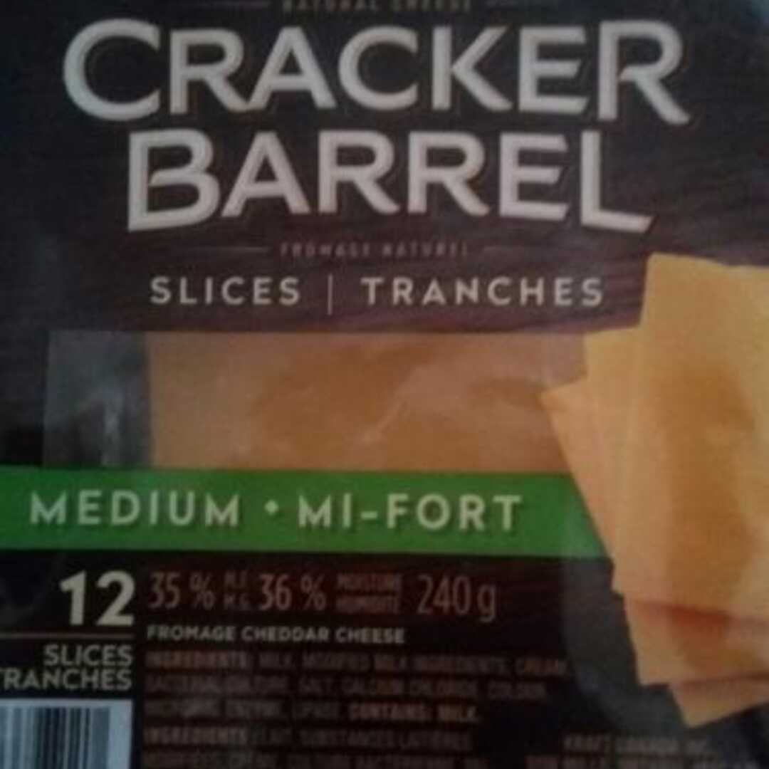 Cracker Barrel Medium Cheddar Slices