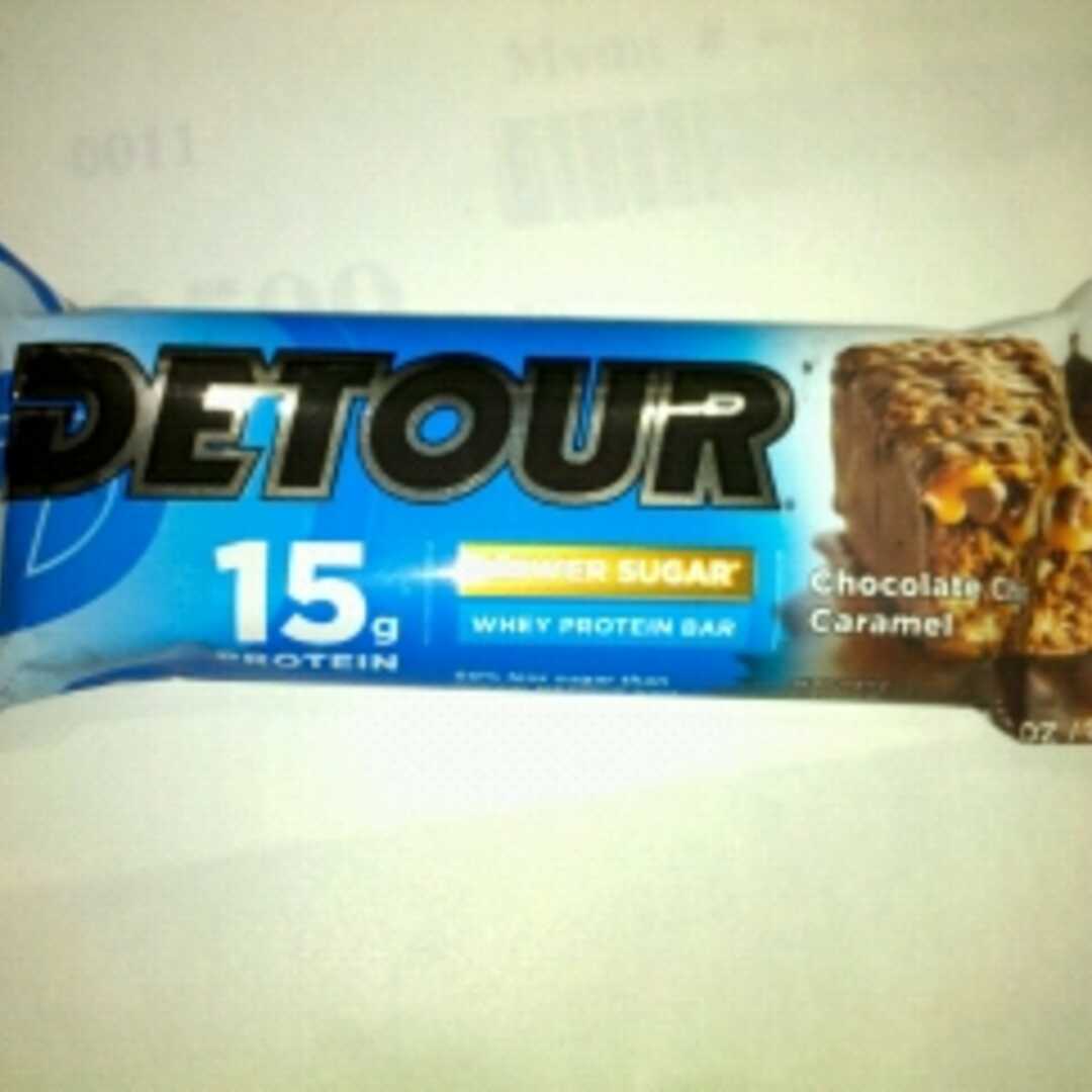 Detour Lower Sugar Whey Protein Bar - Chocolate Chip Caramel