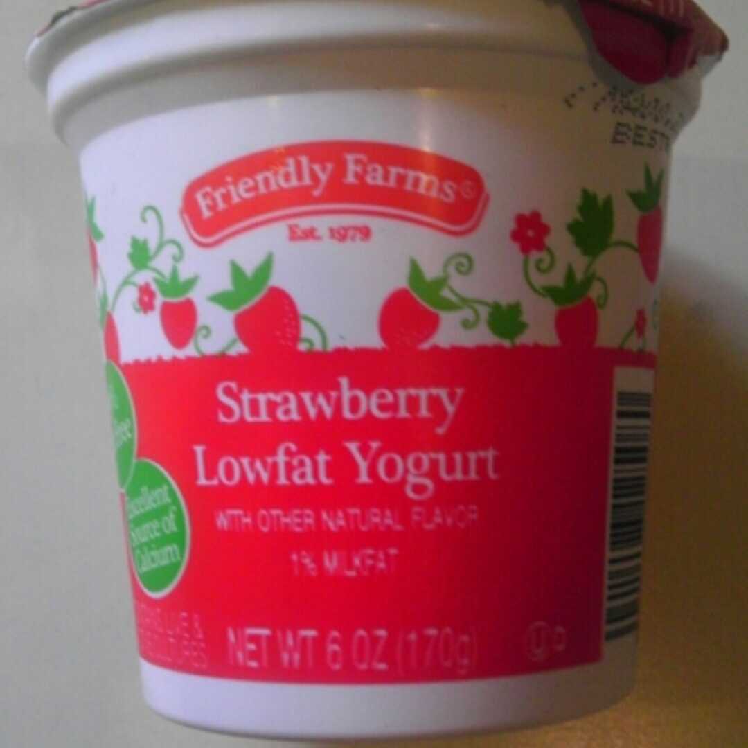 Friendly Farms Lowfat Strawberry Yogurt