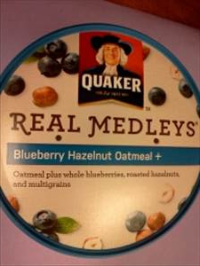 Quaker Real Medleys - Blueberry Hazelnut Oatmeal