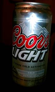 Coors Light Beer (Can)