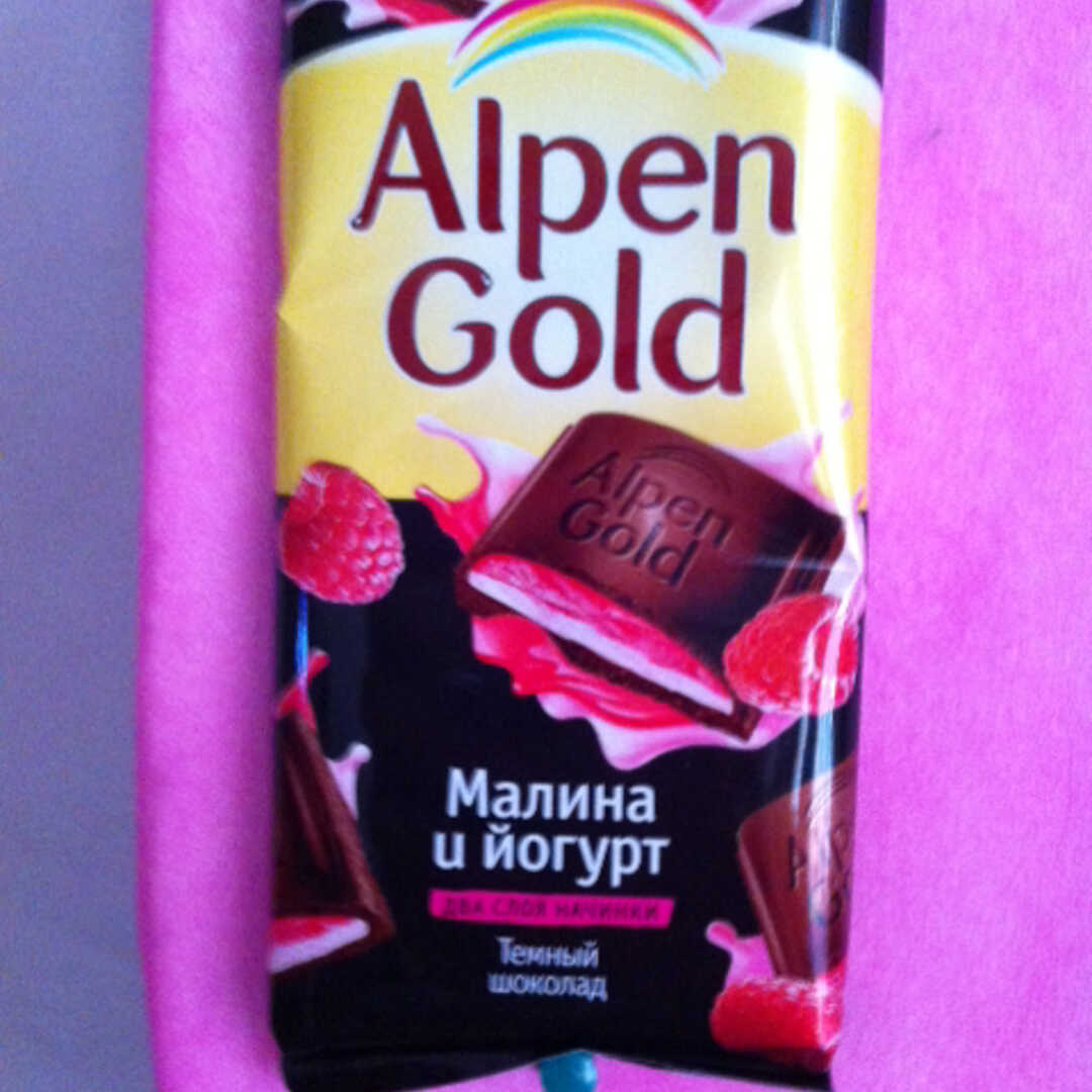 Alpen Gold шоколад малиновый