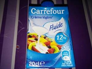Carrefour Crème Légère Fluide 12%