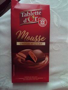 Tablette d'or Chocolat au Lait Mousse