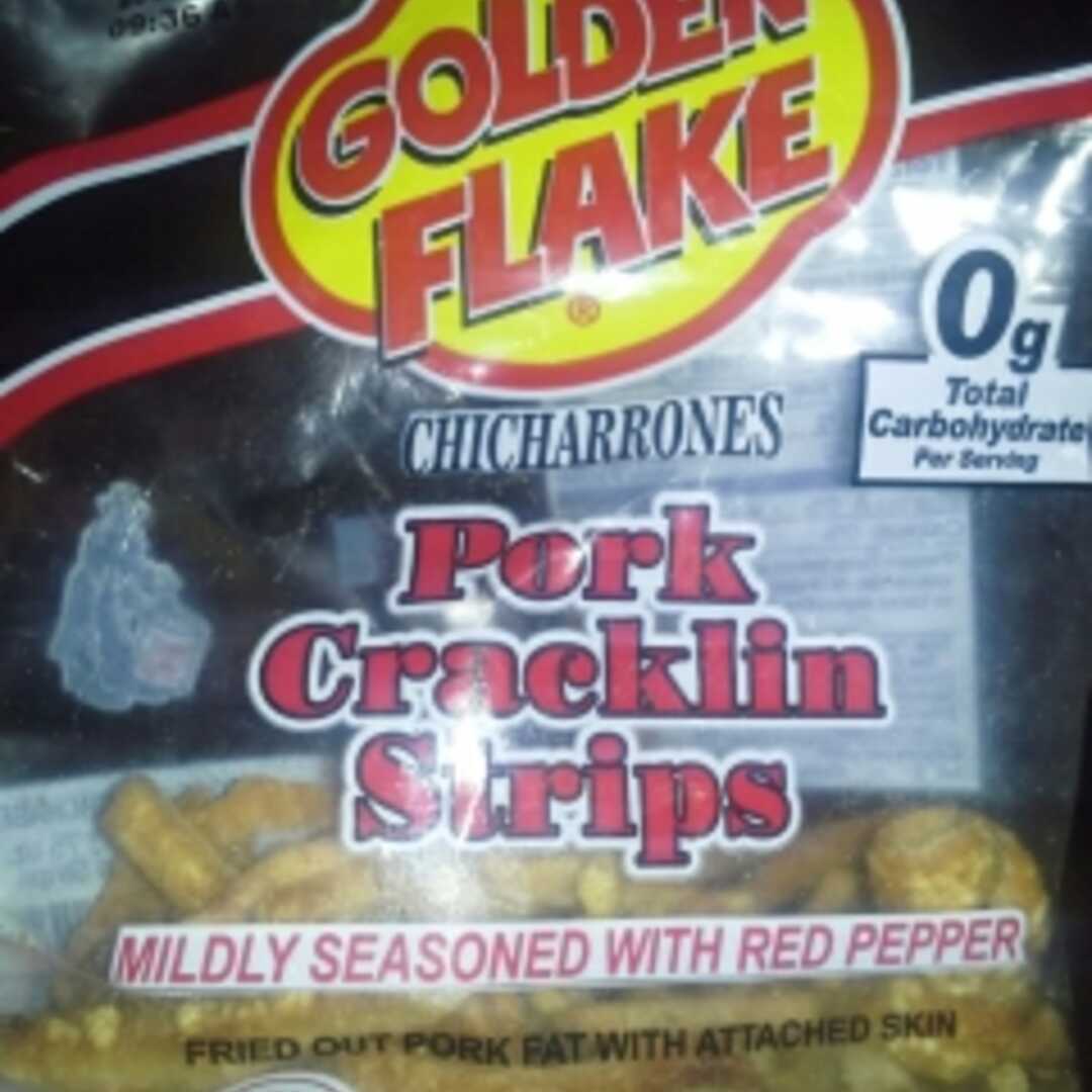 Golden Flake Pork Cracklin Skins Strips