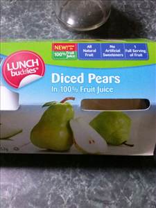 Lunch Buddies Diced Pears in 100% Fruit Juice