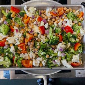 Roasted Veggies and Quinoa Salad Bowl
