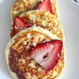 Cottage Cheese Pancakes with Chia