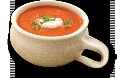 Roasted Red Pepper and Tomato Basil Bisque