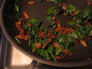 Spicy Spinach and Shallots