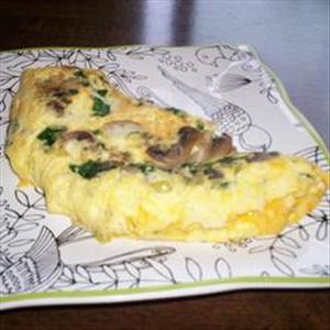 Mushroom Spinach Omelet