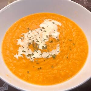 Roasted Creamy Carrot Soup