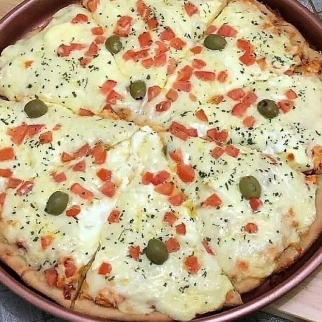 Pizza de Aveia com Frango Desfiado
