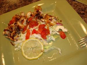 Spicy Tilapia with Sweet and Sour Cabbage