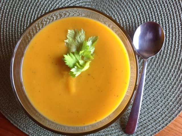 Butternut Squash, Carrot & Yam Soup