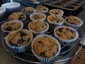 Power Blueberry Muffins