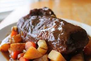 Beef Pot Roast and Roasted Vegetables