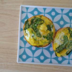 Spinach & Broccoli Egg Cups