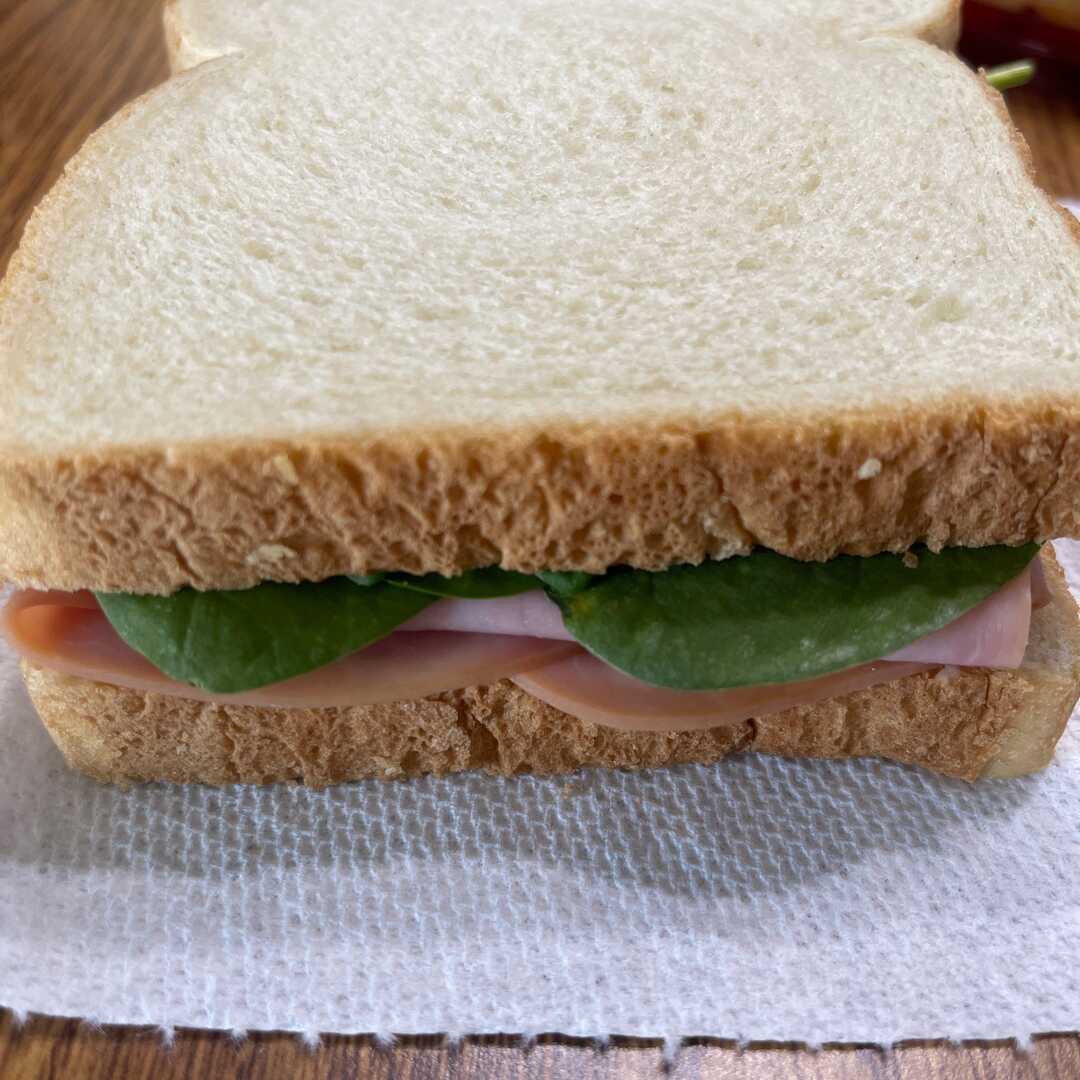 Ham and Spinach Sandwich