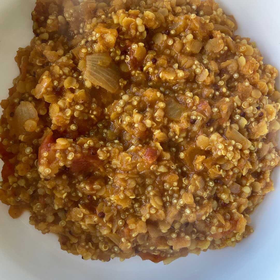 Curry de Lentilles Corail et Quinoa
