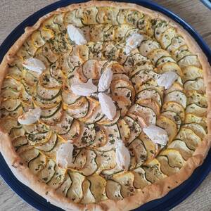 Tarte Courgettes Chèvre