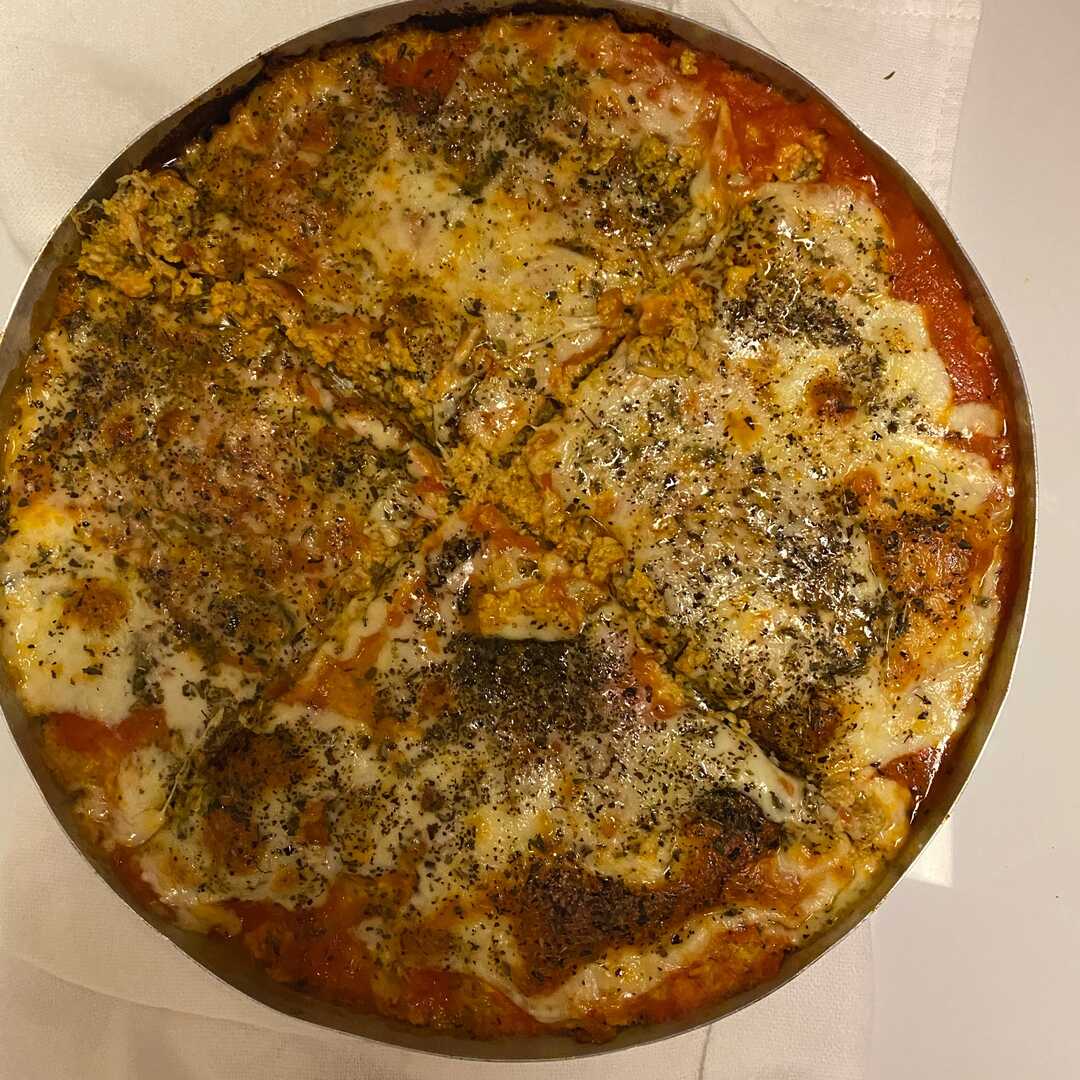 Pizza de Frango Low Carb