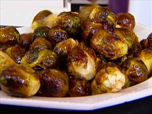 Balsamic and Olive Oil Roasted Brussels Sprouts