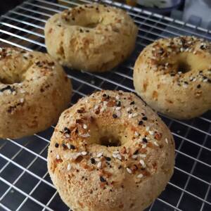 Cottage Cheese Oat Bagel