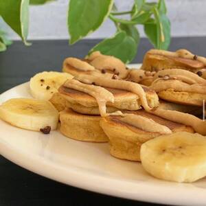 Mini Panquecas com Banana