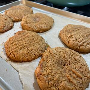 Powdered Peanut Butter Cookies