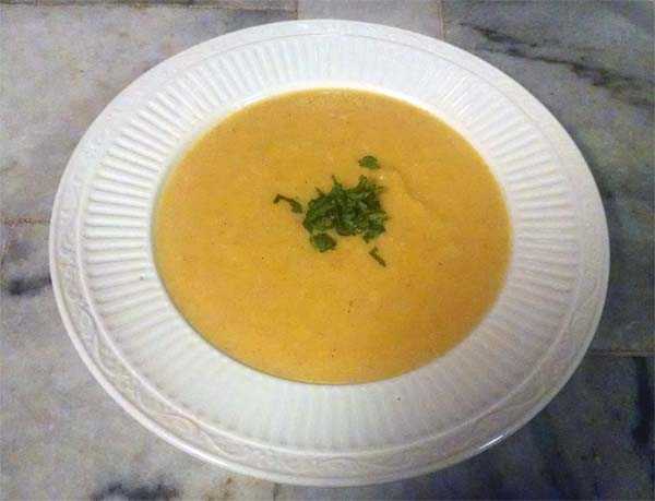 Cheddar Cauliflower Soup