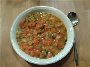 Karotten-Linsen Suppe