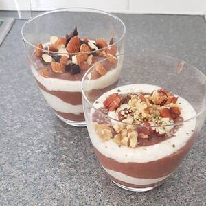 Banana Cottage Cheese Mousse