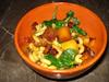 Macaroni with Squash, Spinach & Ham