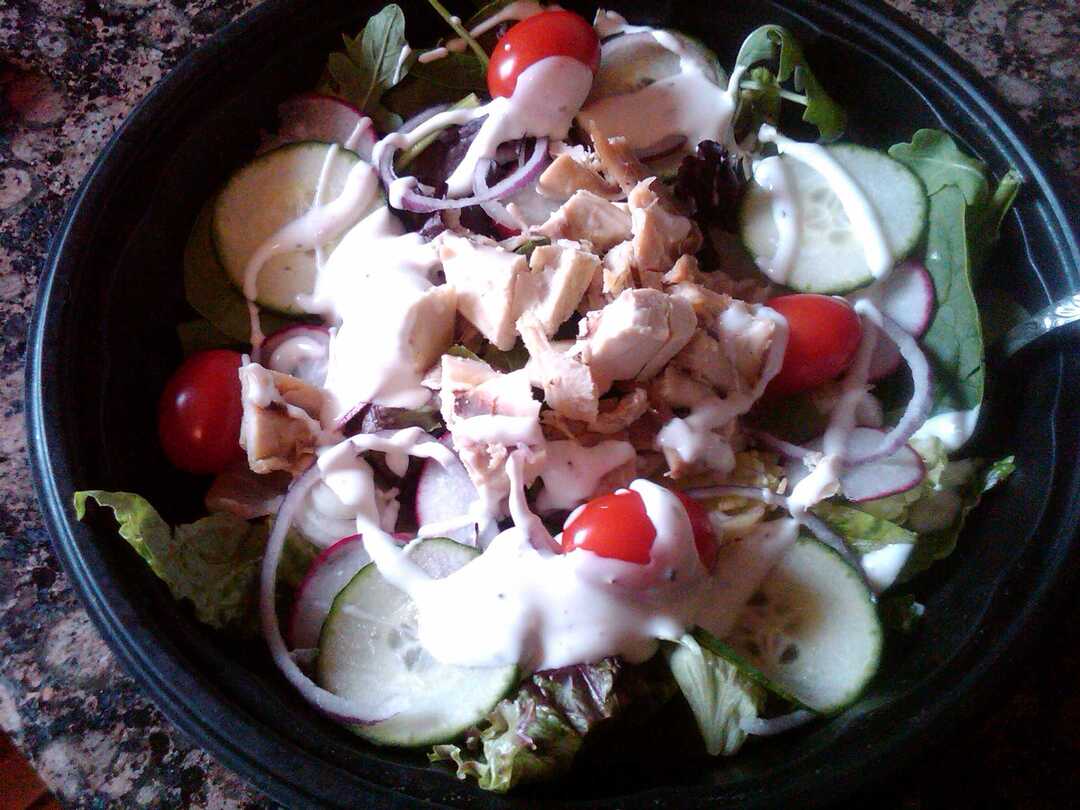 Mixed Salad with Roasted Chicken Breast
