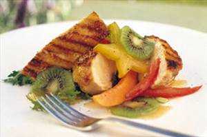Chargrilled Chicken with Tropical Fruit