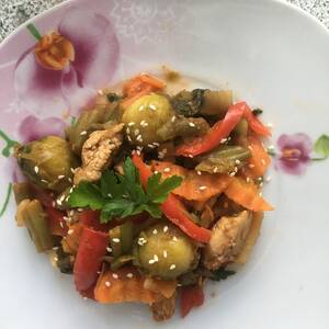 Куриное Рагу с Овощами