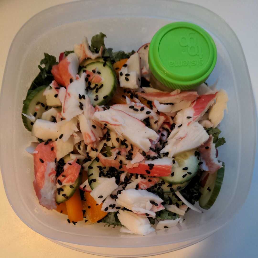 Vegetable with Crab Meat Salad