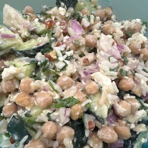  Mediterranean Chickpea and Rice Salad