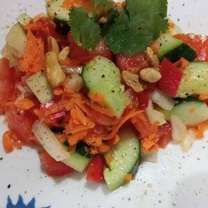 Ensalada de Pepino y Zanahoria