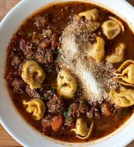 Sausage and Tortellini Soup
