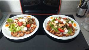 Salade met Kip en Mozzarella