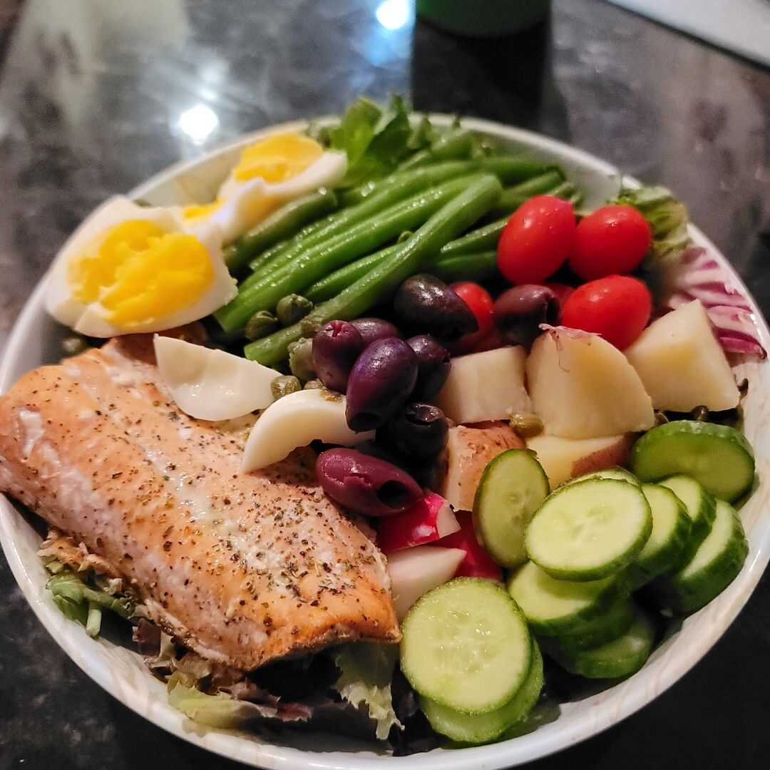 Salmon Nicoise Salad