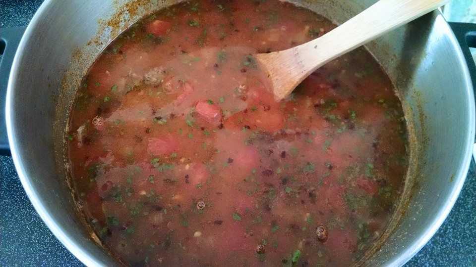 Pinto Bean & Ground Beef Soup
