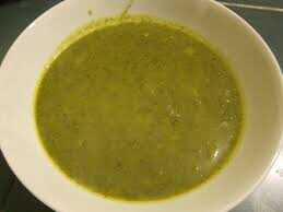 Celery, Onion and Spinach Soup