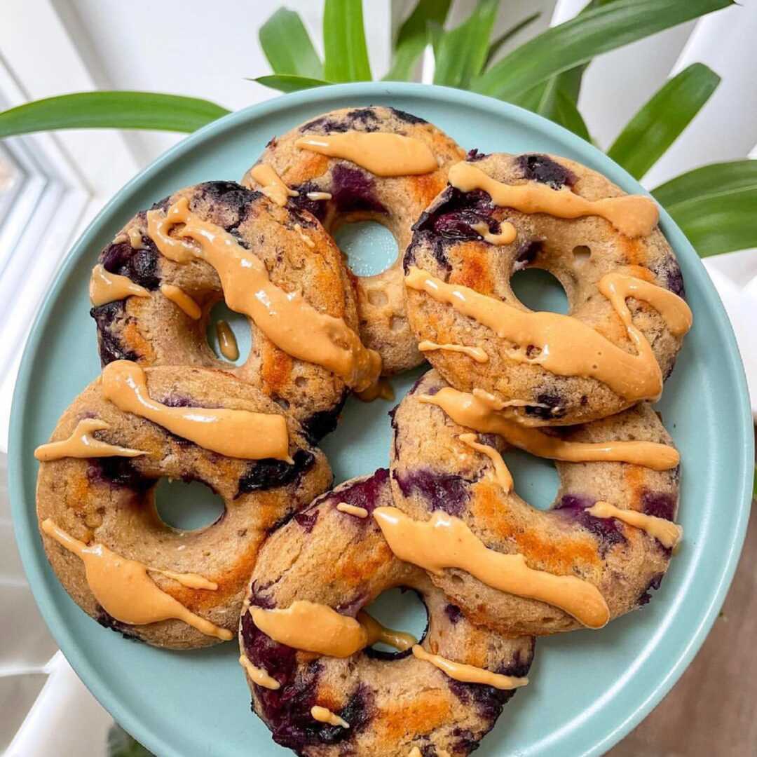 Lemon and Blueberry Donuts