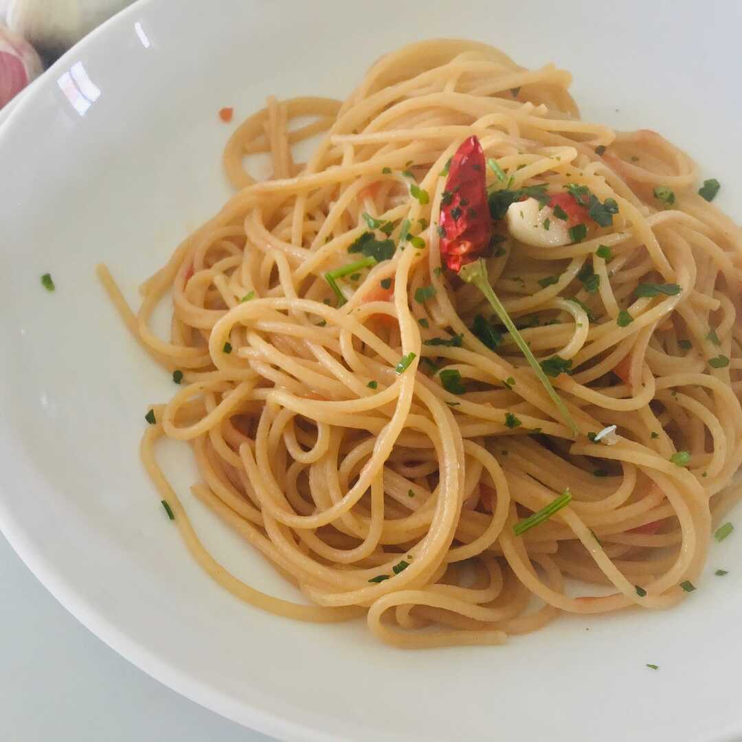 Spaghetti Integrali Aglio, Olio, Peperoncino - Detalles de Receta