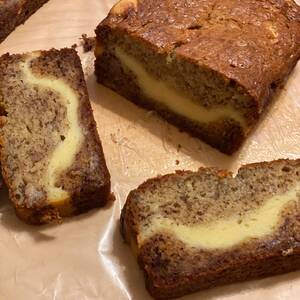 Banana Bread with Cream Cheese Filling