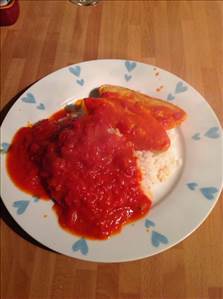 Quorn 'Chicken' Fillets with Tomato & Rice