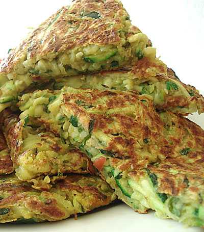 Zucchini & Chickpea Flour Fritters